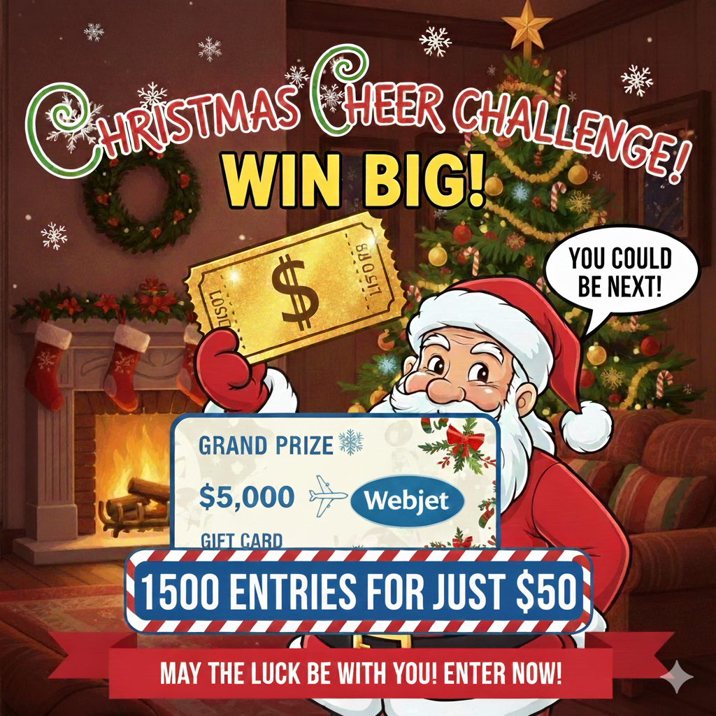 Ultimate Entry! 1500 for $50 & Win $5k Webjet Card