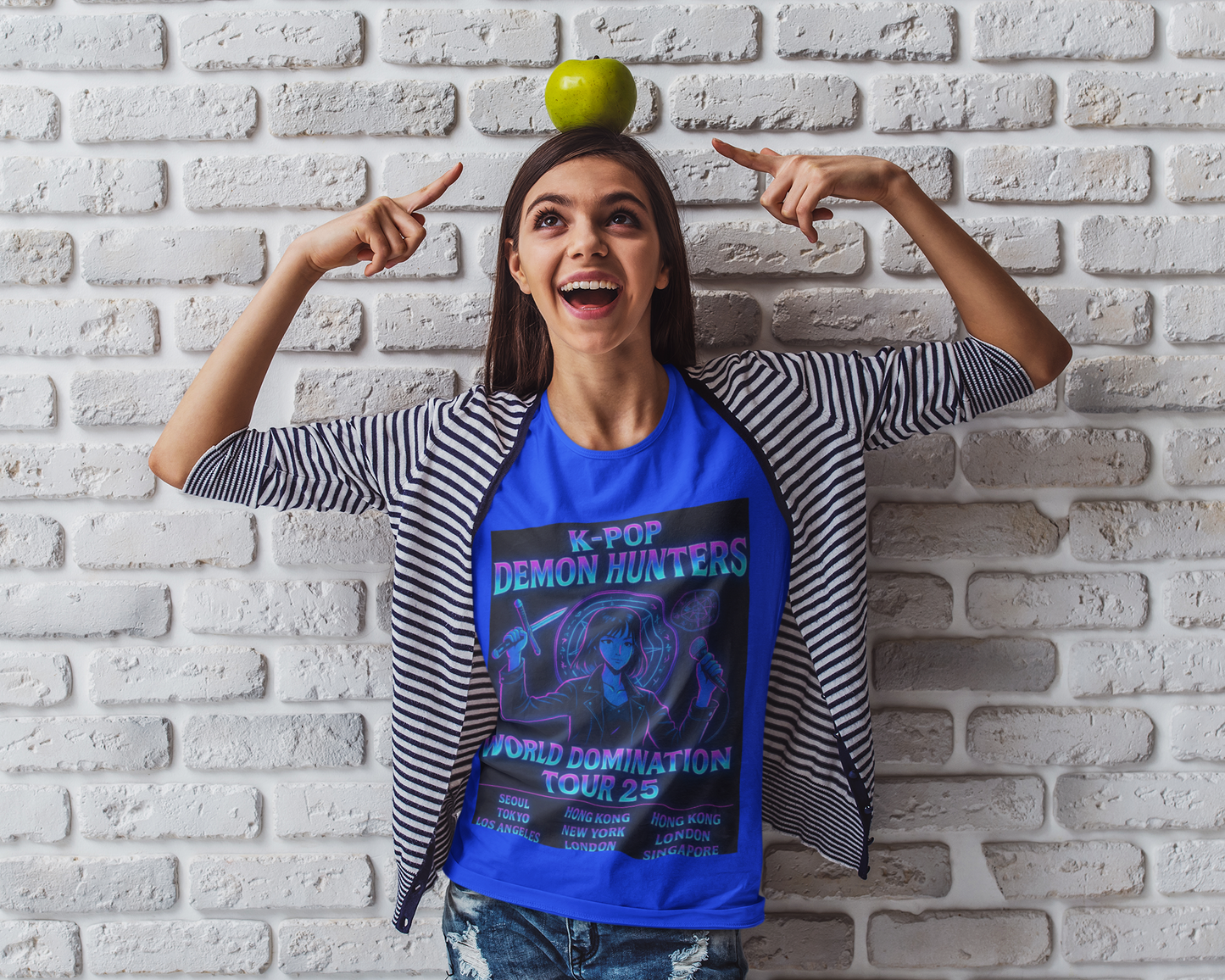 K-Pop Demon Hunters World Domination Tour 2025 Graphic Tee