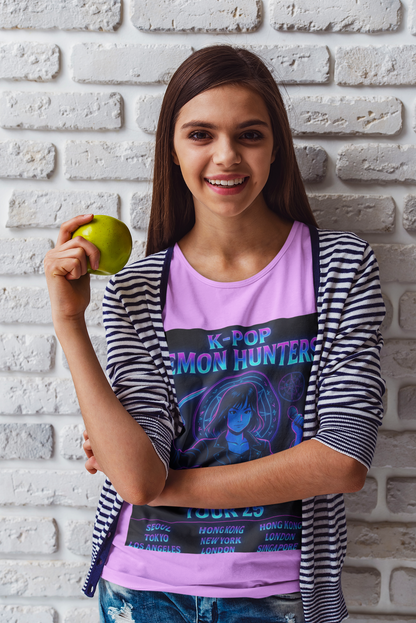 K-Pop Demon Hunters World Domination Tour 2025 Graphic Tee