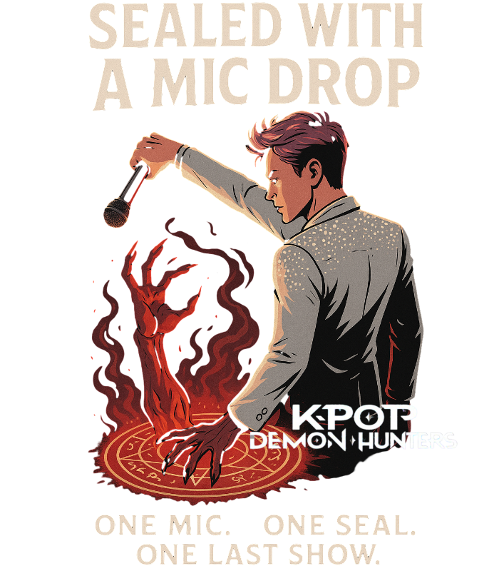 Sealed With a Mic Drop | K-Pop Demon Hunters Graphic Tee
