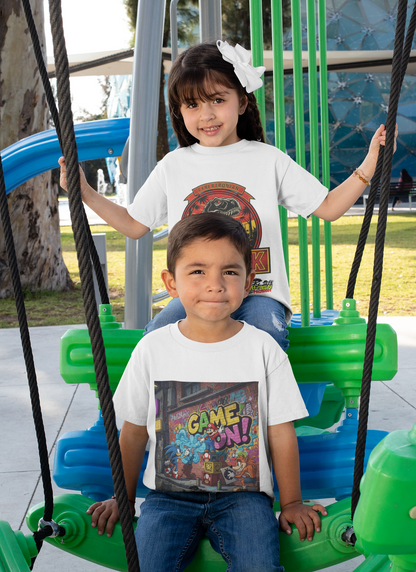 Game On!” Retro Mashup Kids Tee (BoomGen Kids Drop) - 2 entries for every dollar spent!
