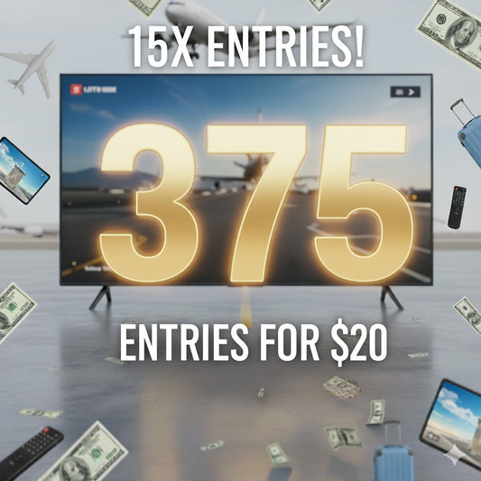 15x Entries! Win a $2000 Webjet Gift Card OR 100" Hisense TV | 375 Entries for $20